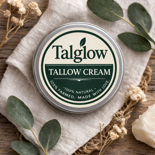 TalGlow 6-Month Gift Supply — 6 Glass Jars (3 Balm + 3 Cream)